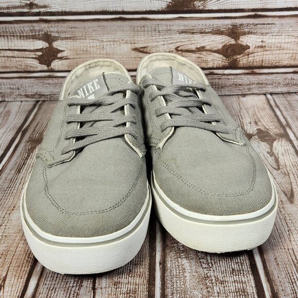 NIKE Braata SB Men\'s 6 Gray Canvas Low Top Skate Sneakers Shoes 458697-004 main image 4